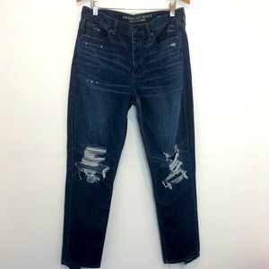 American Eagle Vintage Hi Rise Distressed Jeans